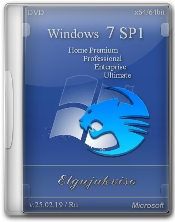Windows 7 SP1 64 bit 4 in 1 iso   